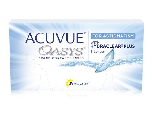 Lentes de contacto Acuvue Oasys para astigmatismo