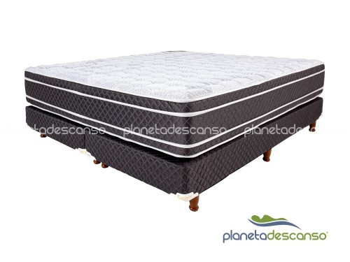 Colchón y sommier King 200x200x33 espuma Cannon Renovation Europillow