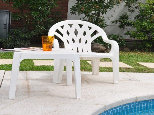 Sillon Reposera Jardin Monaco X 2 U. Mas Mesita Bacelona