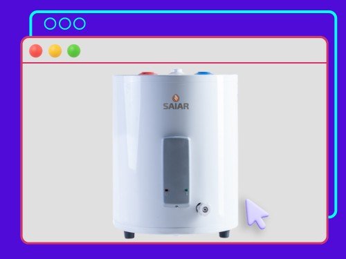 Termotanque Electrico De Pie Saiar 55 Litros Conexión Superior