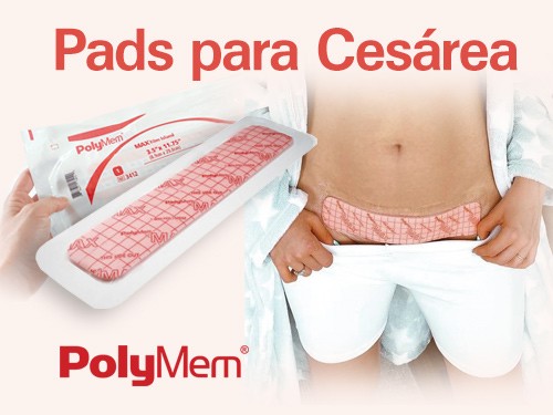 Pad para Cesárea Polymem Max con Film Adhesivo Unicos en Argentina