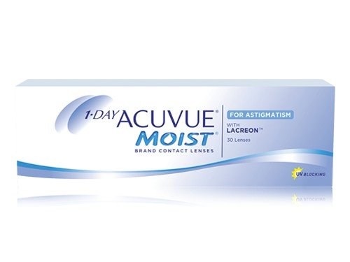 Lentes de contacto Acuvue Moist 1 Day para astigmatismo