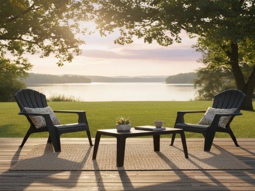 Sillón Country 4408x2 Y Mesa Country Colombraro