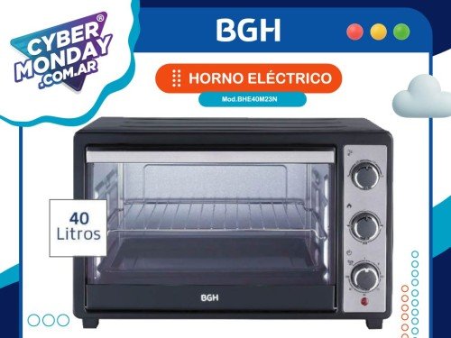 Horno eléctrico 40 lts Duo, Mod.BHE40M23N,Bgh