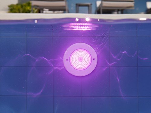 Luminaria Para Pileta 18w Ip68 260mm Color RGB