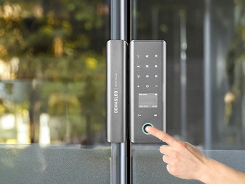 Cerradura Para Blindex Biométrica Smart House Wifi Inteligente