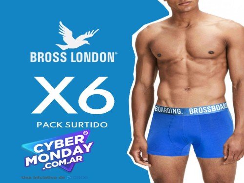 Pack X6 Bóxer Bross Liso