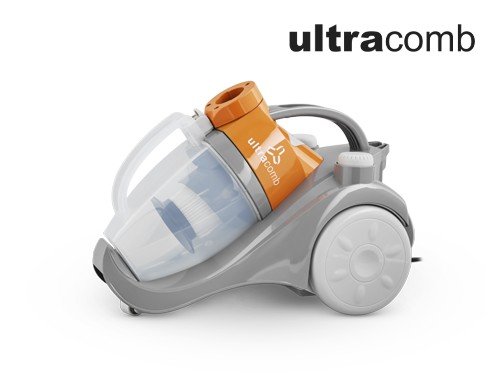 Aspiradora Sin Bolsa Marca Ultracomb Modelo As-4220 Gris