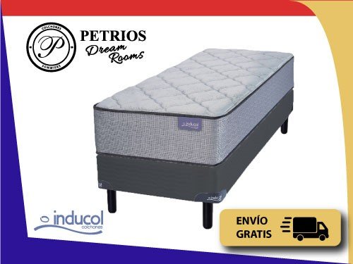 Conjunto Colchón Inducol Corcega y Sommier 100×190