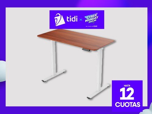 Escritorio Eléctrico Regulable CASSE STUDIO 120x60 Cherry