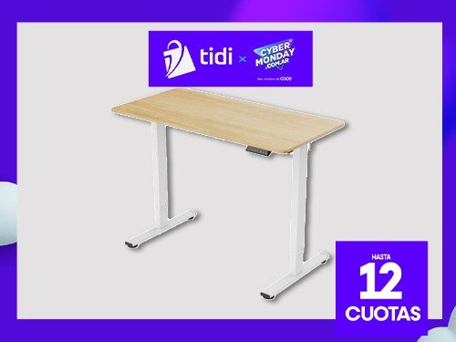 Escritorio Eléctrico Regulable CASSE STUDIO 120x60 Arce