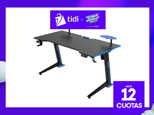 Escritorio Eléctrico Gamer Smart CASSÉ GMPRO Altura Regulable RGB