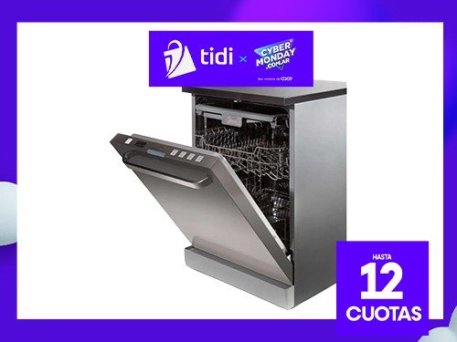 Lavavajillas MIDEA DE-214XAR1 14 Cubiertos Inox