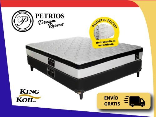Sommier Colchón Resortes Individuales King Koil Ness 140×190