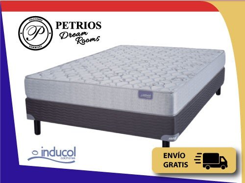 Conjunto Colchón Inducol Bali y Sommier 140x190x20