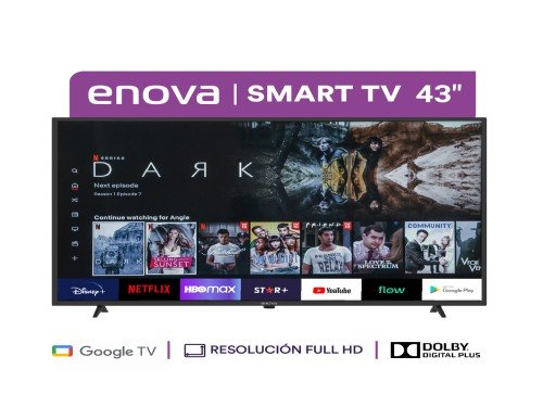 Smart TV enova 43'' Full HD Google TV