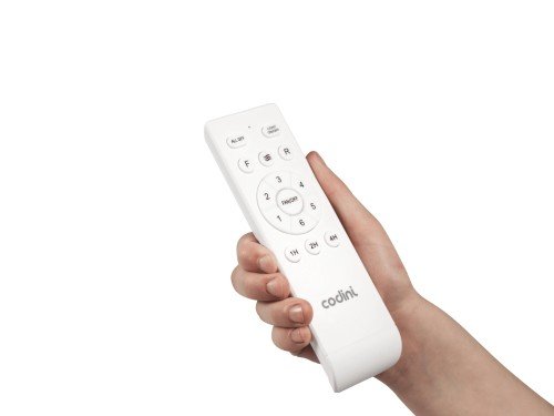 Ventilador De Techo Codini Blanco 5 Aspas Luz Led Control Remoto