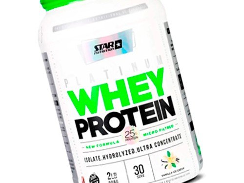 Star Nutrition Platinum Whey Protein Suplemento Vainilla 908