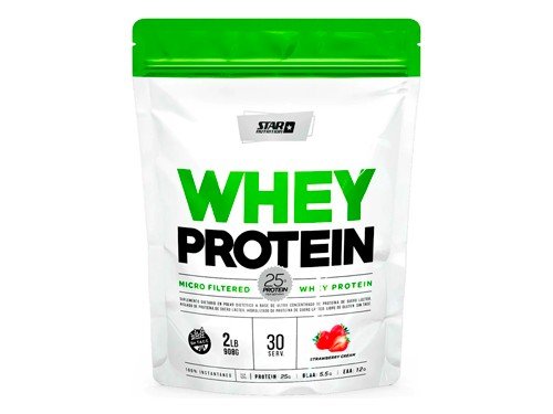 Star Nutrition Whey Protein Suplemento Frutilla Cream 908gr