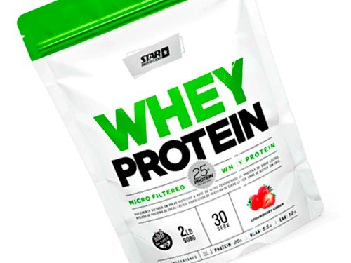 Star Nutrition Whey Protein Suplemento Frutilla Cream 908gr