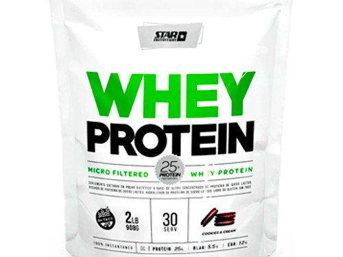Star Nutrition Whey Protein Suplemento Cookies X 908gr