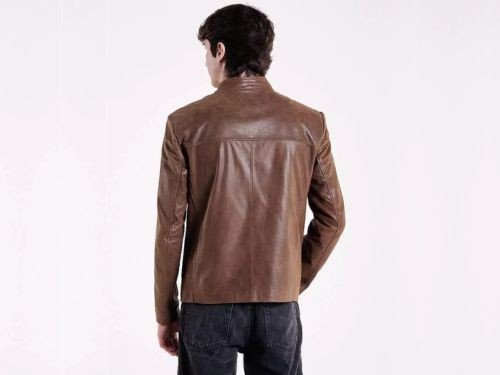 Campera de cuero vacuno hombre Dinan