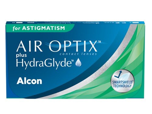 Lentes de contacto Air Optix Plus con HydraGlyde para astigmatismo