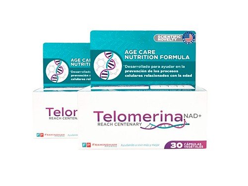 Combo x2 Telomerina NAD+ Capsulas Vegetales x30 Caps.