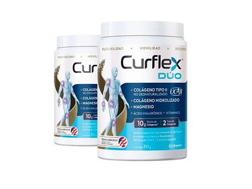 Combo x2 Curflex Dúo Pote en polvo x310grs