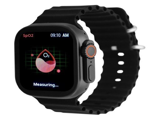 SMARTWATCH NEGRO con RECEPCIÓN DE LLAMADAS