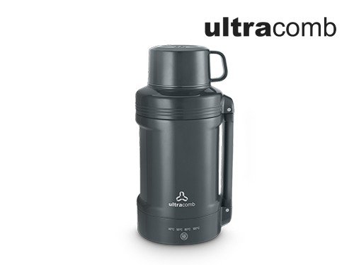 Termo Eléctrico 1 Lt Calentador Ultracomb Negro 4 Temp Taza
