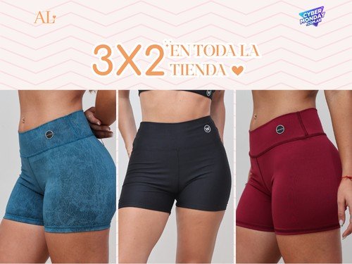 Shorts tiro alto, cómodos y cancheros – AL Indumentaria 3x2