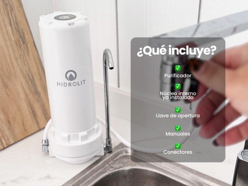 Filtro de Agua para Eliminar Arsénico, Cloro y Metales Pesados