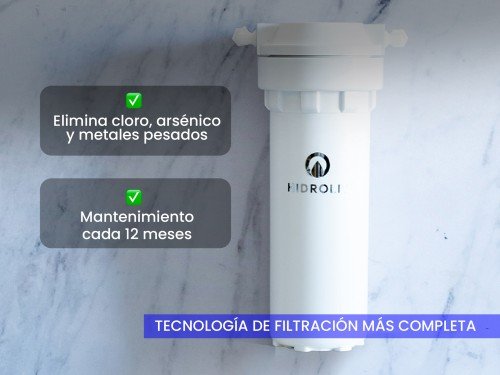 Filtro para Agua de Red -  Elimina Arsénico -  Bajo Mesada