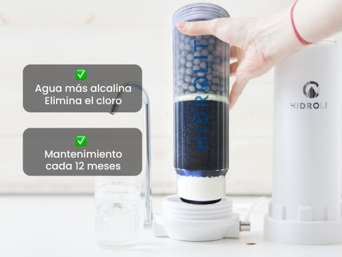 Purificador de Agua Hidrolit - Nivela el PH - Sobre Mesada