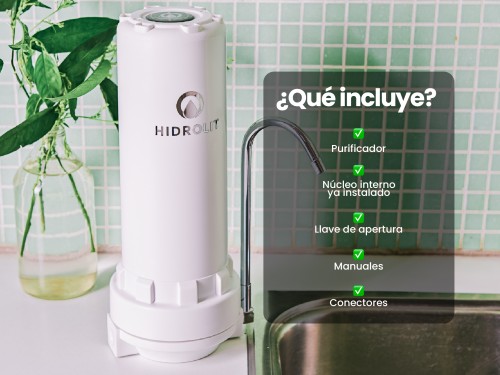 Purificador de Agua Hidrolit - Nivela el PH - Sobre Mesada