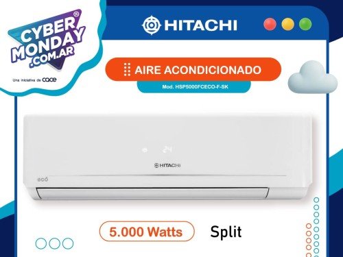 Aire Acondicionado Split 5000 Watts, Mod.HSP5000FCECO-F-SK, Hitachi