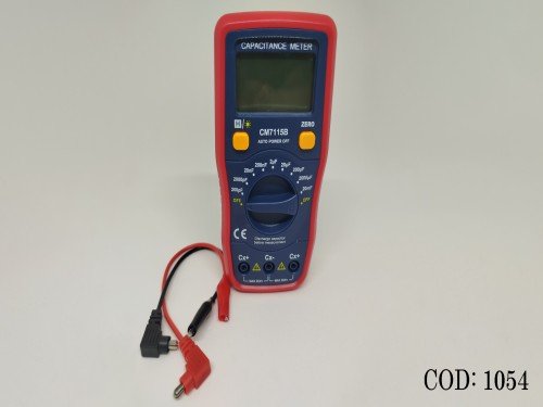 Capacimetro digital con retroiluminacion CM7115B