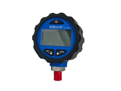 Manovacuometro de baja digital Elitech PG30 PRO BLUE