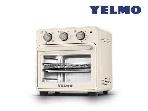 Freidora De Aire Yelmo FR-7321 con Perillas 17lts 1200w Color Crema