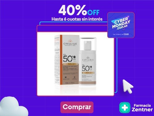 Caviahue Protector Solar Facial Care Glow Color