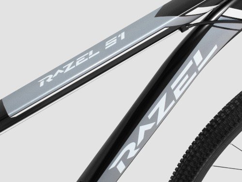 Bicicleta MTB Razel S1 Rodado 29 Talle 18 negra y blanca