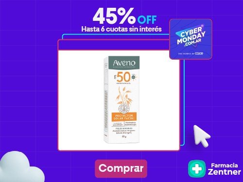 Aveno Protector Solar FPS 50 Facial Crema Fluida