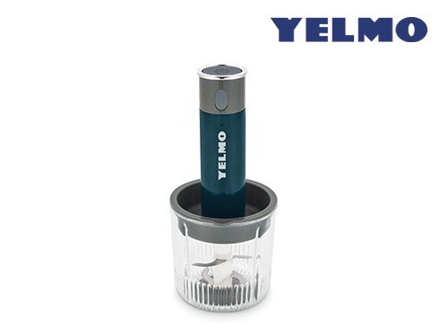 Picadora De Alimentos Yelmo Pc-5812 3 Contenedores De 250 Ml Verde Osc