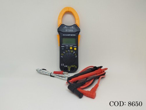 Pinza amperometrica digital DT203