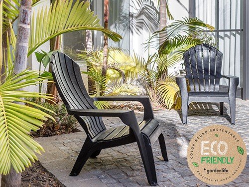 Set 2 Sillones Miami Negro