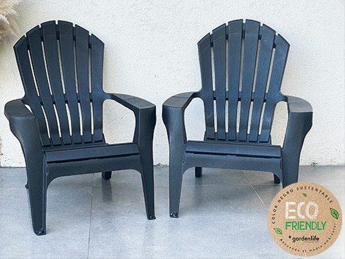 Set 2 Sillones Miami Negro