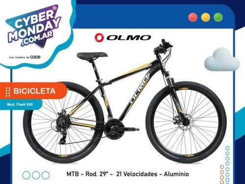 Bicicleta MTB, Rod. 29", 21 Velocidades,  Aluminio, Shimano, Olmo