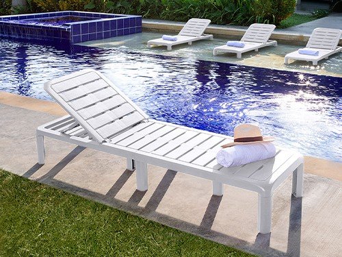 Reposera Piletera Reclinable Baru Plástico Rimax