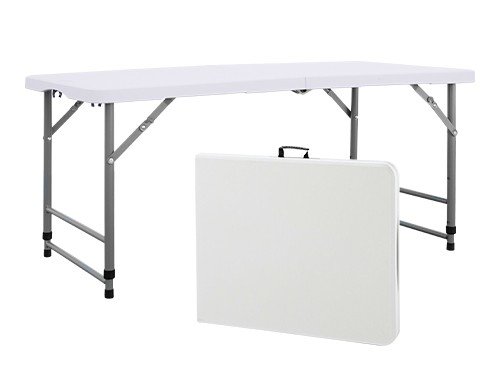 Mesa Valija Plegable 1.20 mt  Altura Regulable Camping Utile